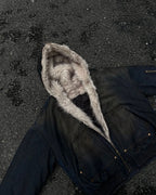 Vintage Distressed Hooded Jacket