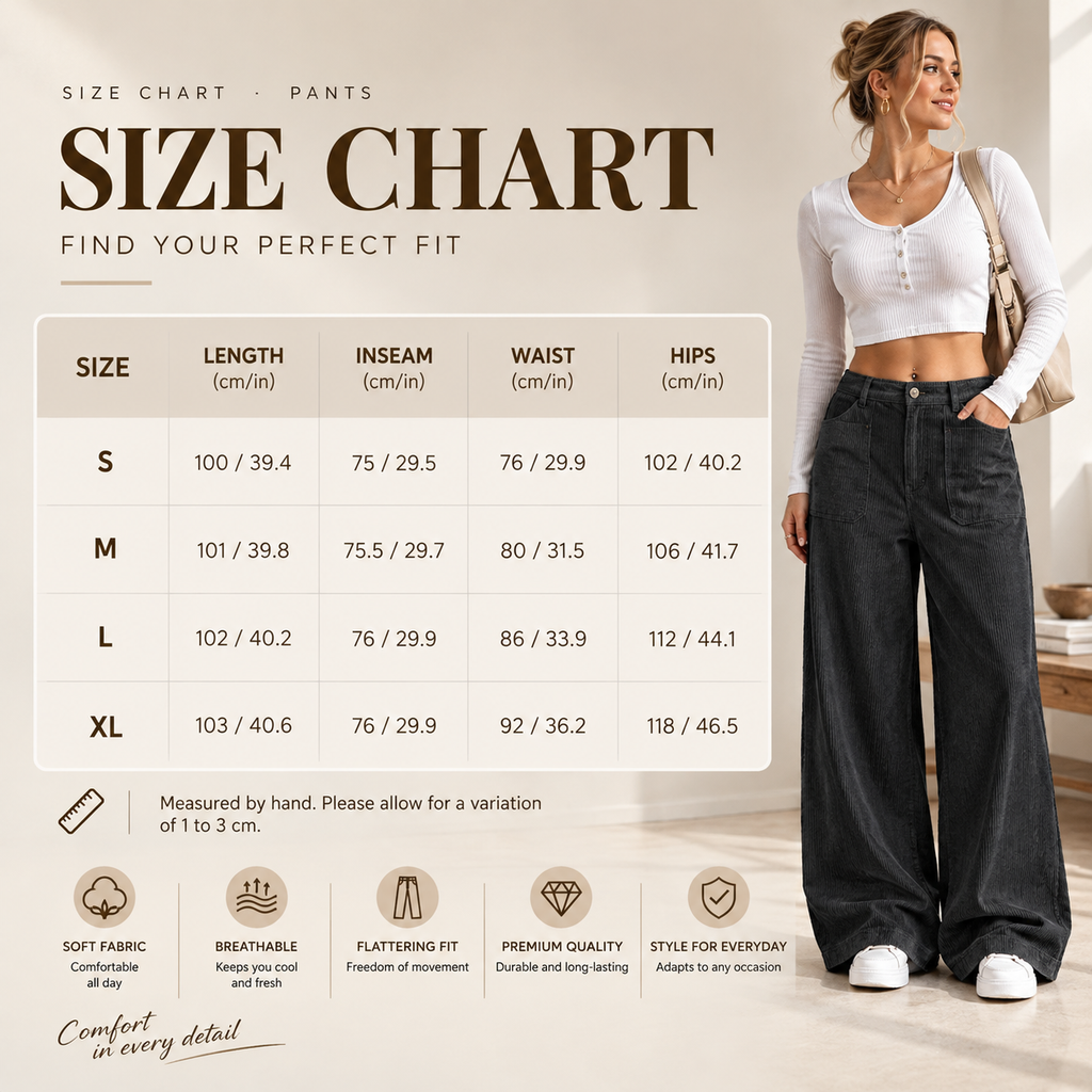 Relaxed Wide-Leg Casual Pants for Women