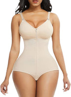 Snatched Front Zip Bodysuit