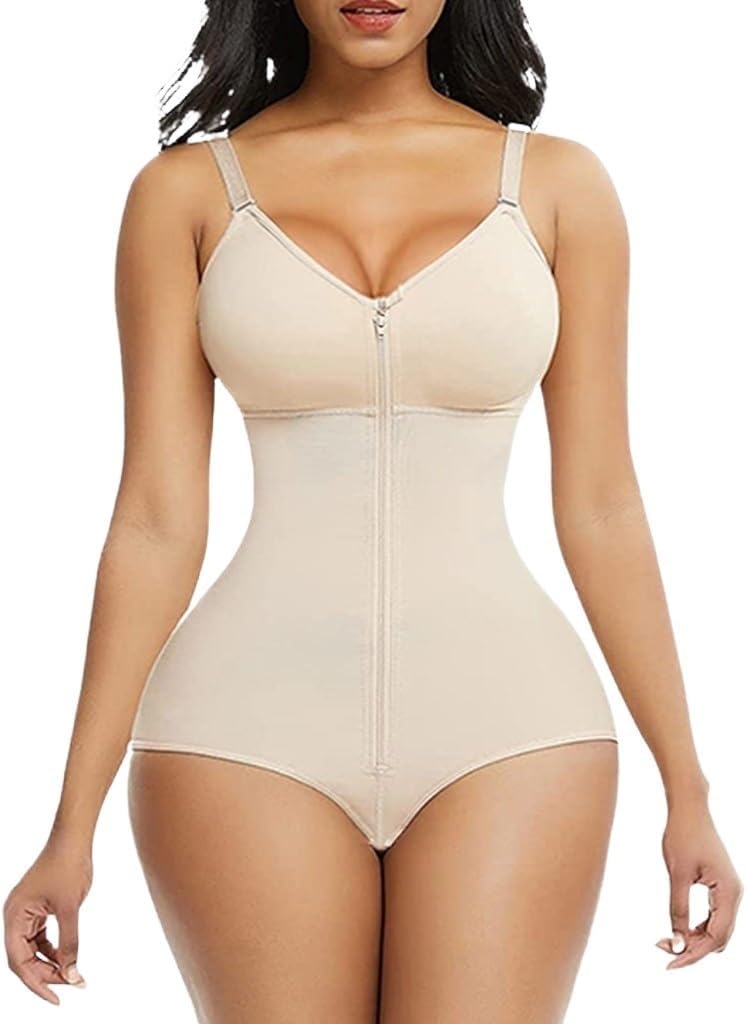 Snatched Front Zip Bodysuit
