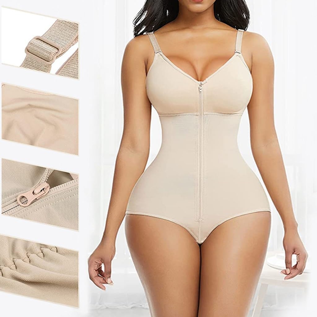 Snatched Front Zip Bodysuit