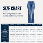 Women’s High-Waisted Washed Flare Jeans