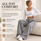 Relaxed Wide-Leg Casual Pants for Women