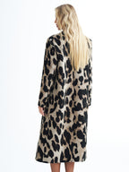 Upgraded | Leopard Print Wool-Blend Double-Breasted Coat
