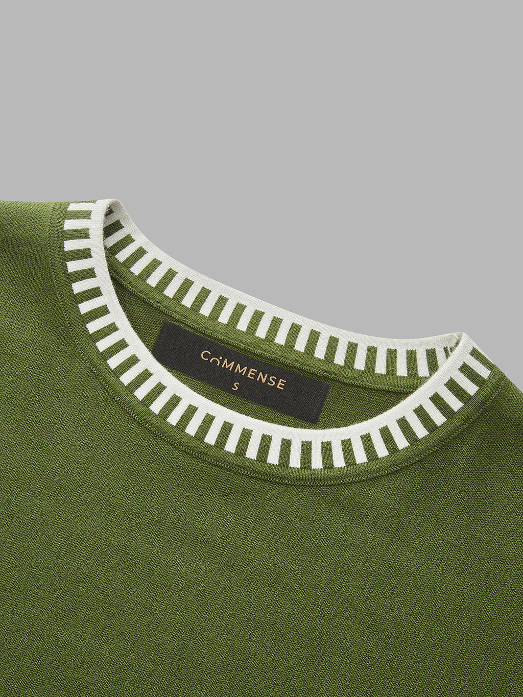 Contrast Trim Knit Sweater