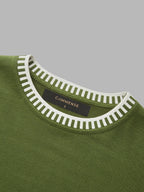 Contrast Trim Knit Sweater