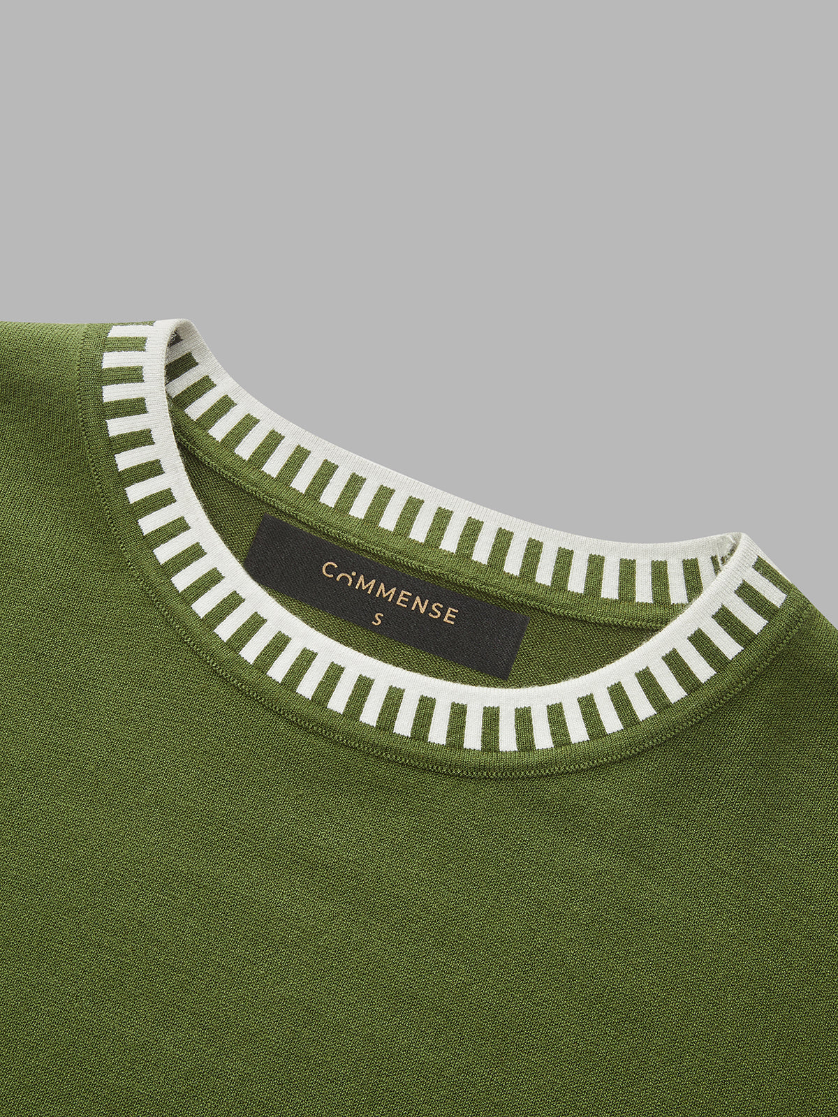 Contrast Trim Knit Sweater