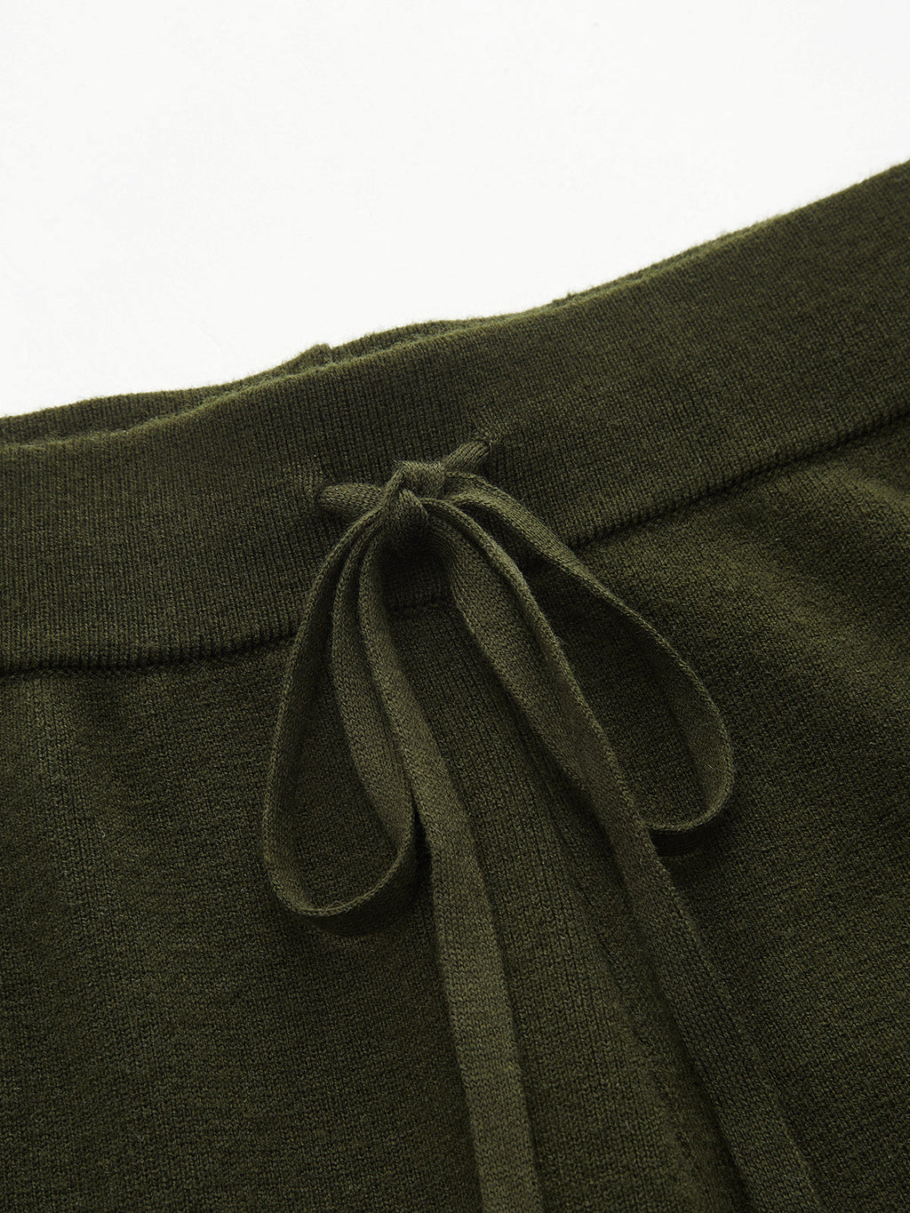 Cowl Neck Draped Knit Two‑Piece Set