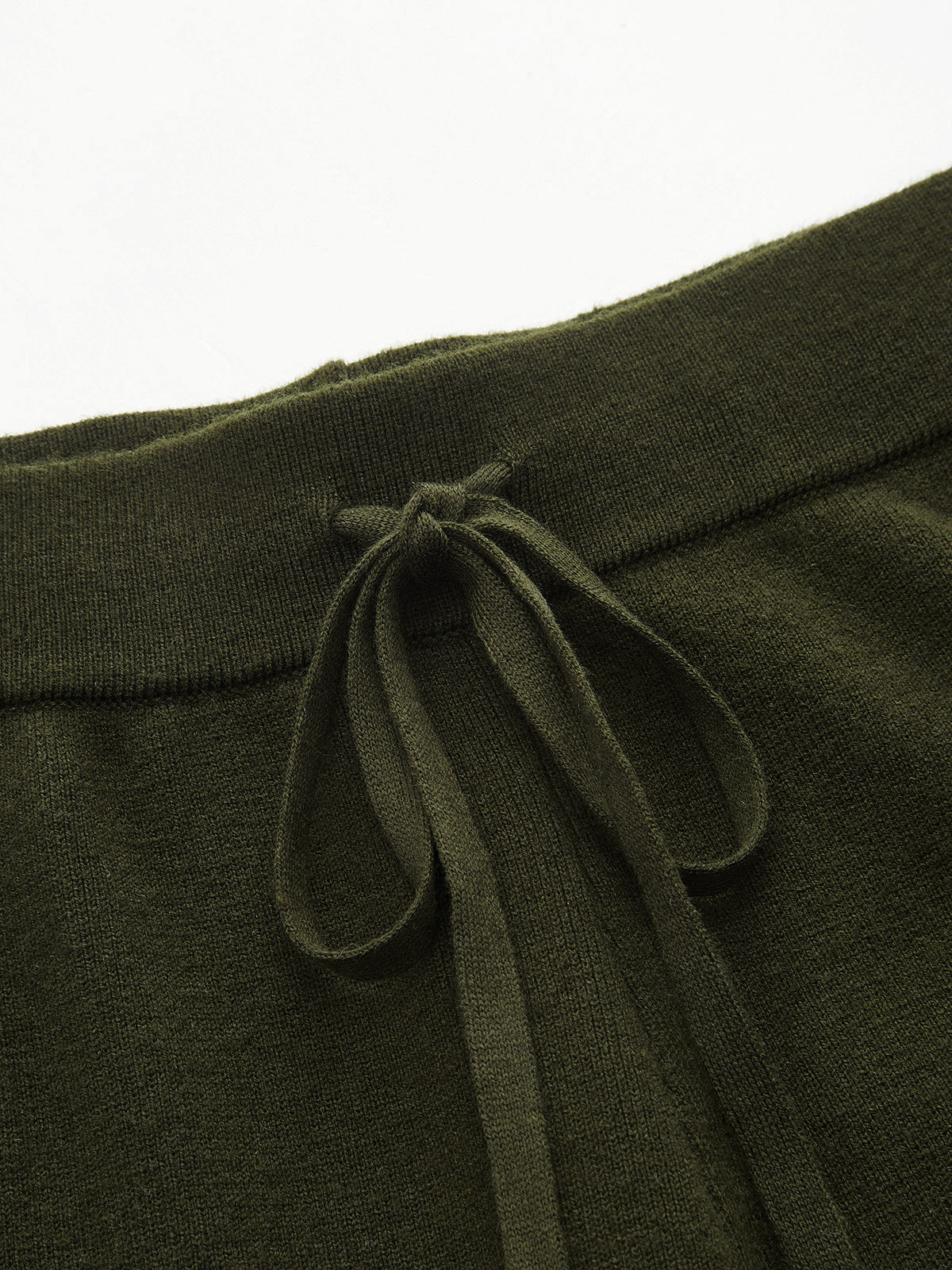 Cowl Neck Draped Knit Two‑Piece Set