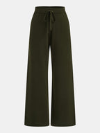 Cowl Neck Draped Knit Two‑Piece Set