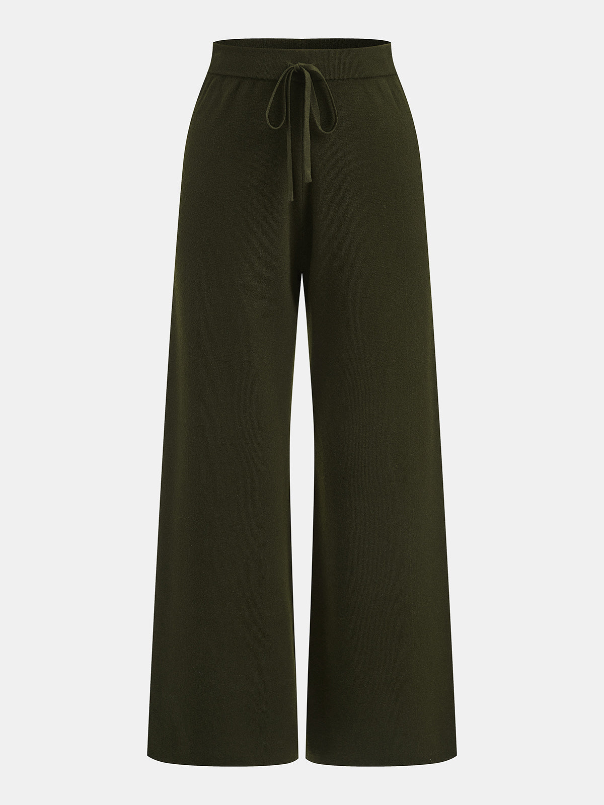 Cowl Neck Draped Knit Two‑Piece Set