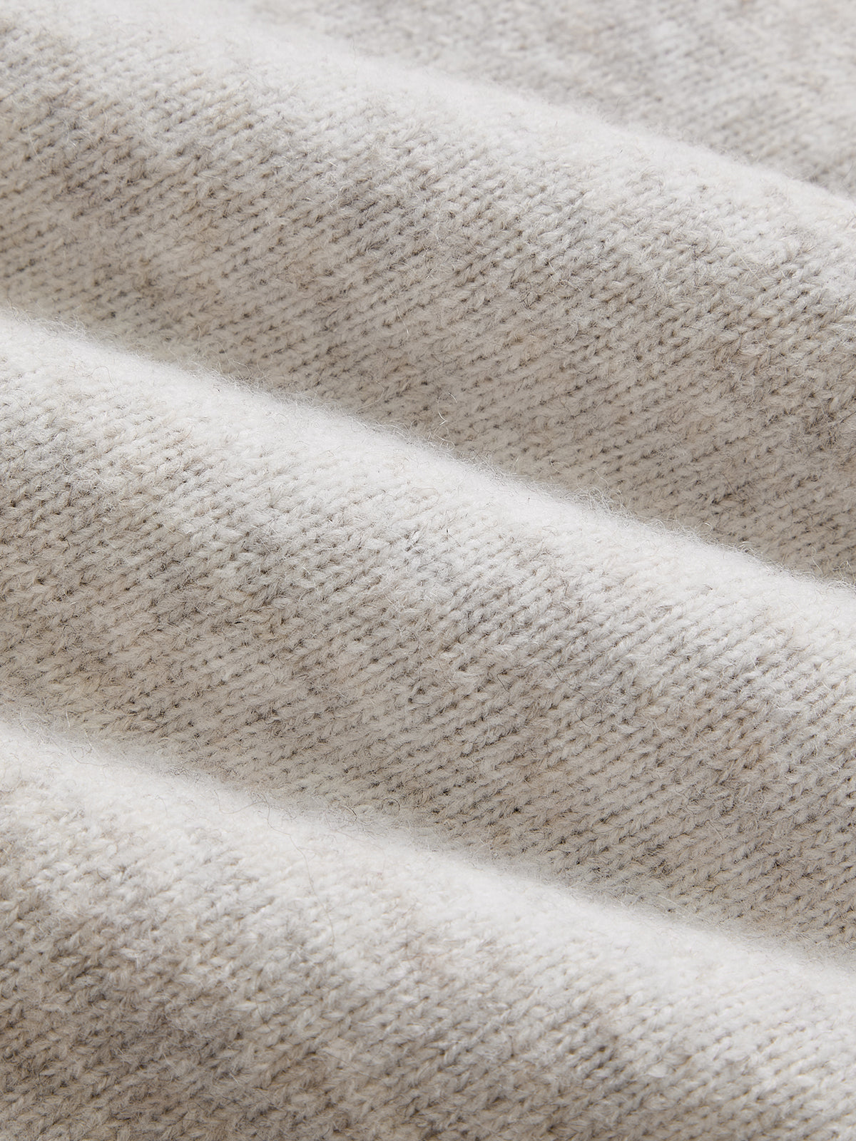 Scallop Trim Button Waist Wool Blend Sweater