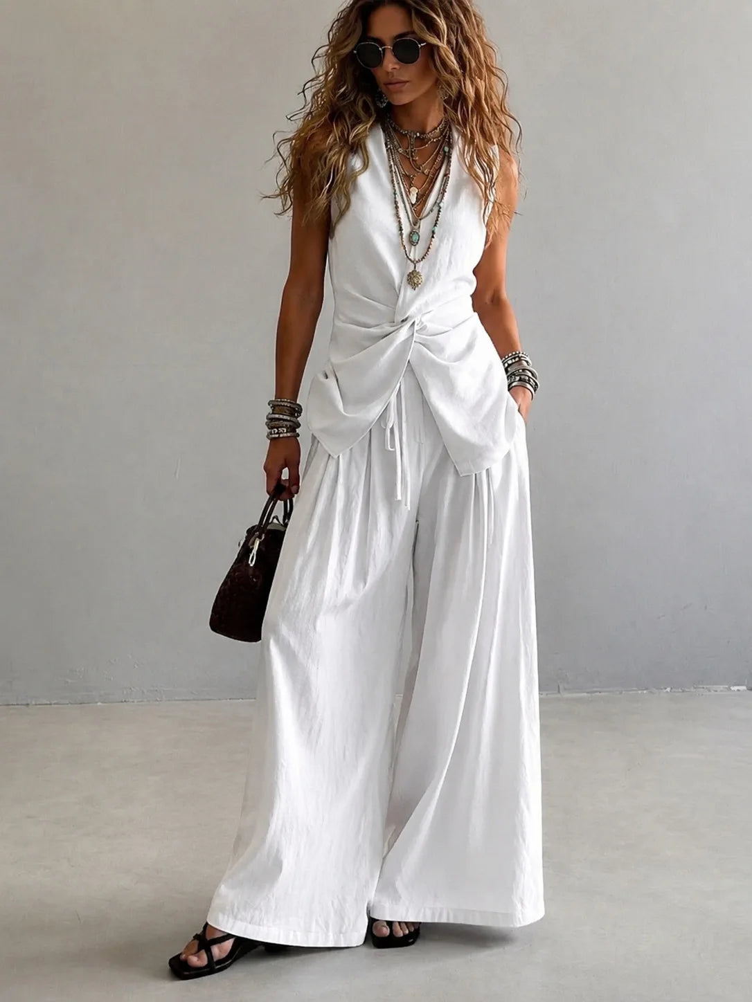 Amelia | Elegant Twist Two-Piece Set