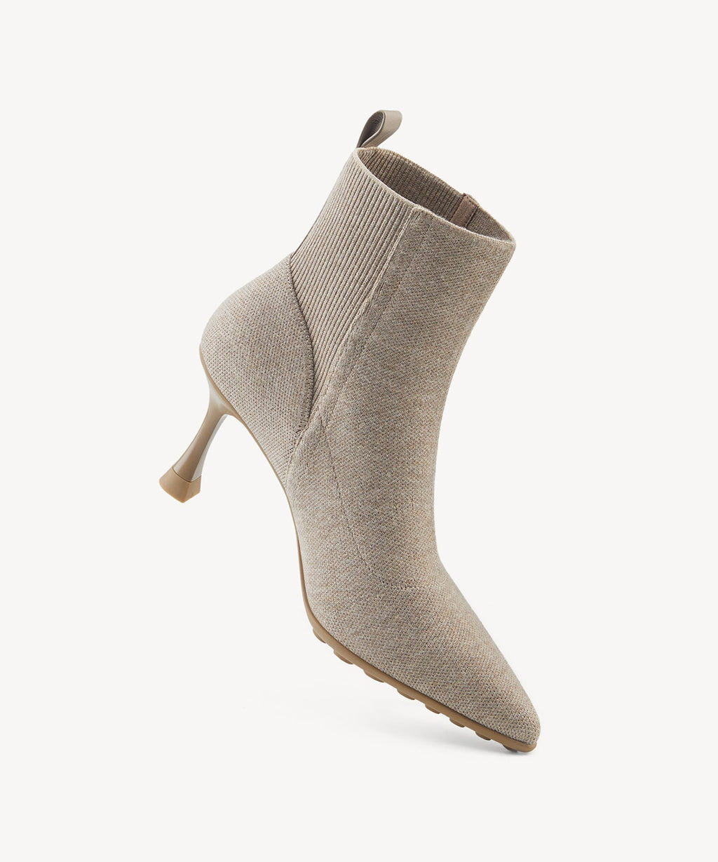 SoftBounce Chelsea Pointed Toe Heeled Ankle Boot