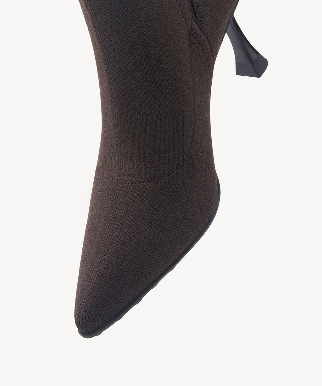 SoftBounce Chelsea Pointed Toe Heeled Ankle Boot