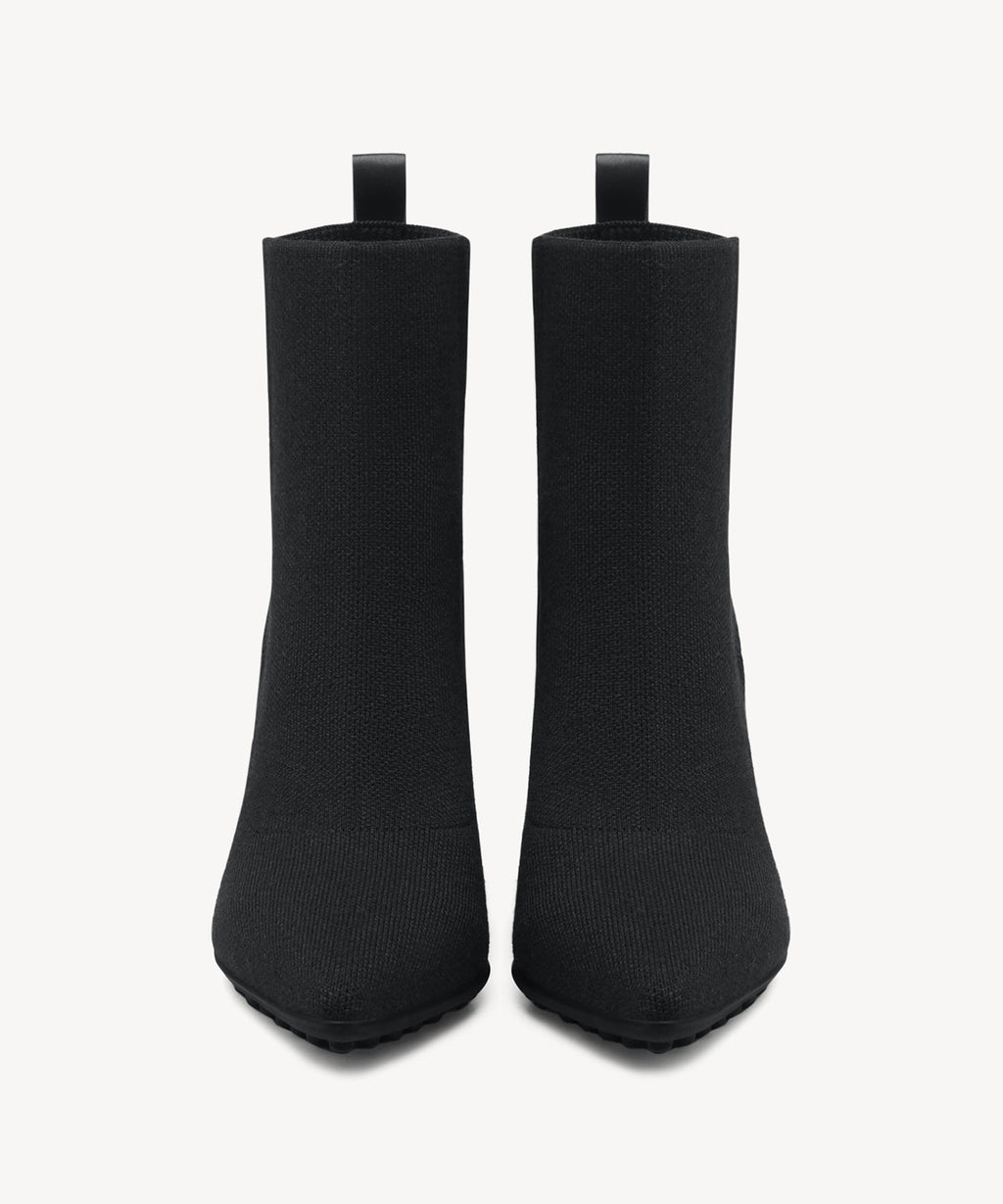 SoftBounce Chelsea Pointed Toe Heeled Ankle Boot