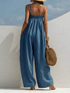 Madison | Denim Wide-Leg Jumpsuit