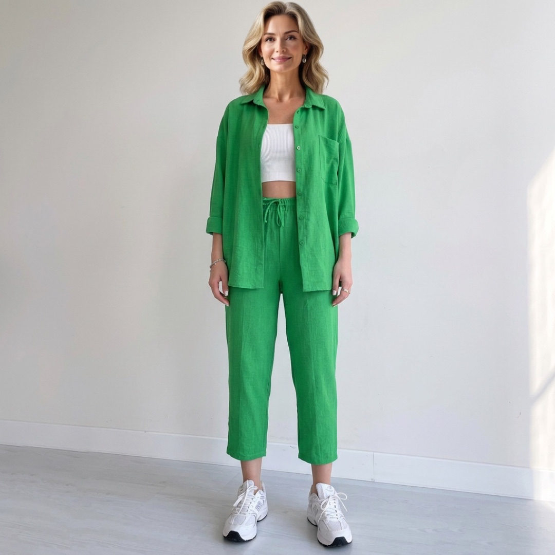 Elegant Linen Two-Piece Set - Timeless comfort & Style