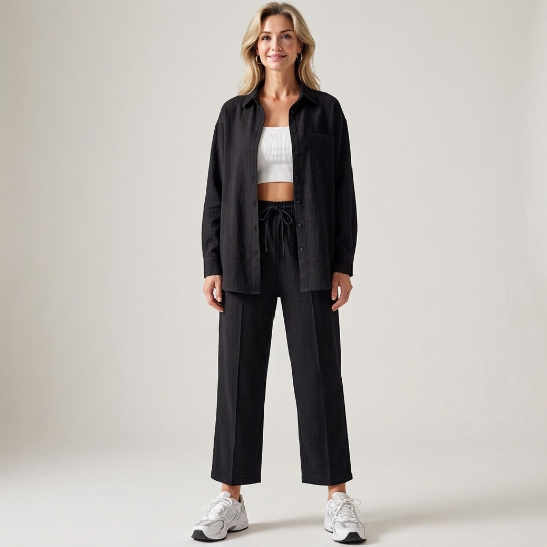 Elegant Linen Two-Piece Set - Timeless comfort & Style