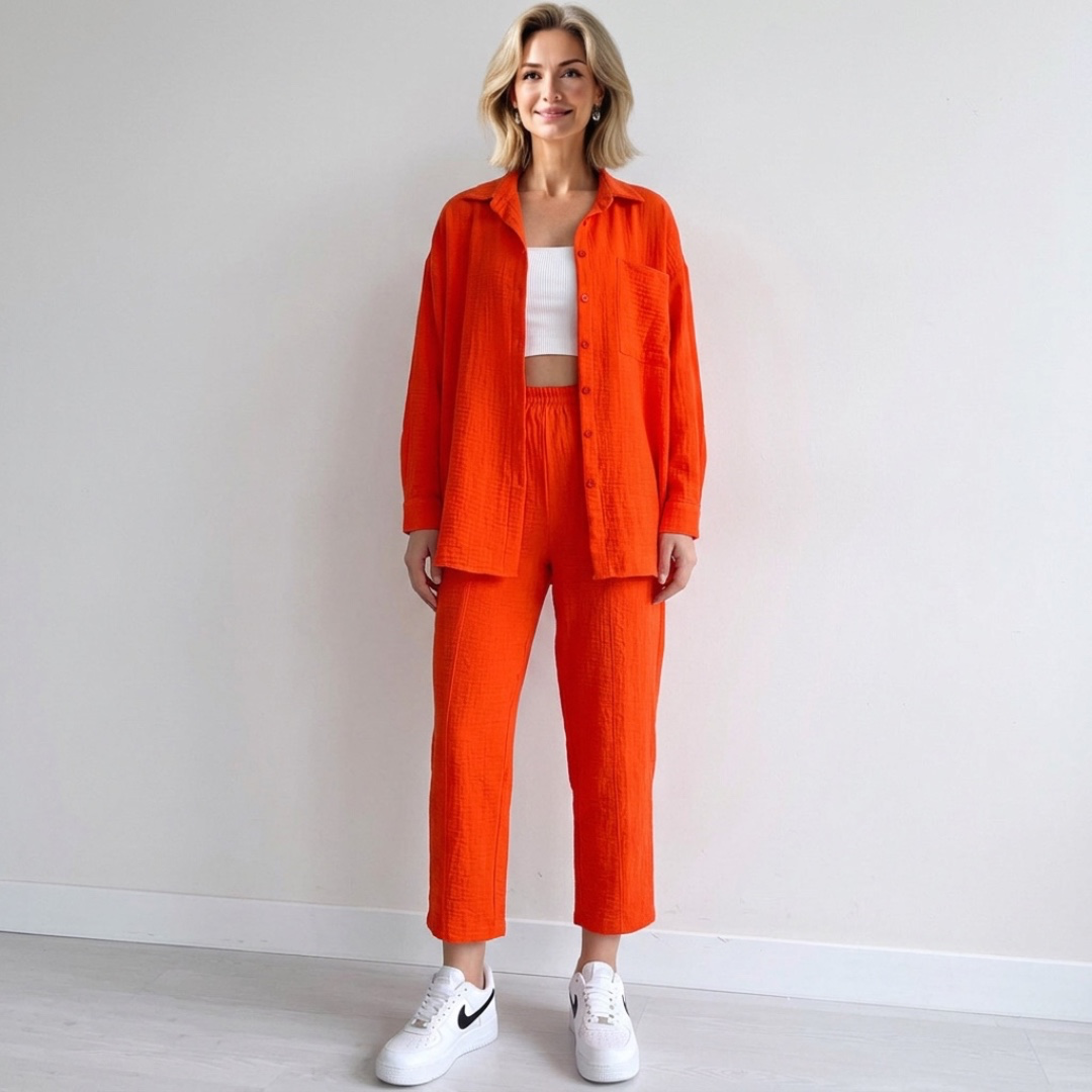 Elegant Linen Two-Piece Set - Timeless comfort & Style