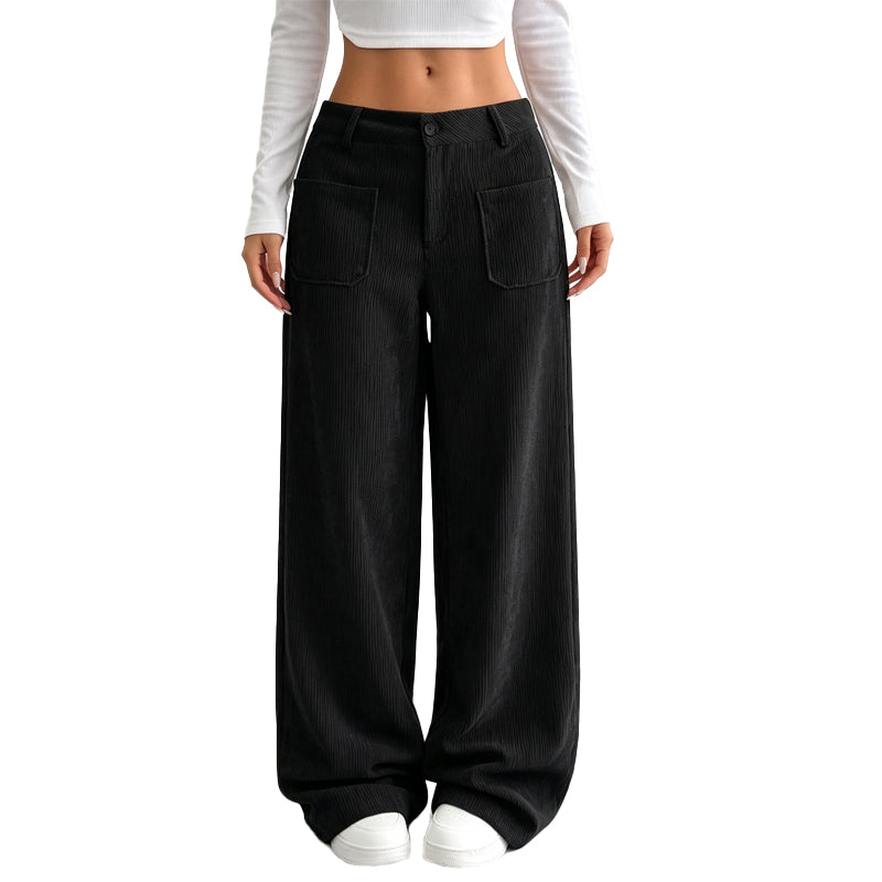 Relaxed Wide-Leg Casual Pants for Women