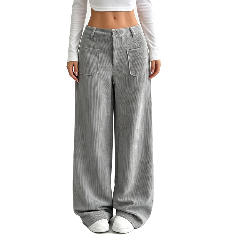 Relaxed Wide-Leg Casual Pants for Women
