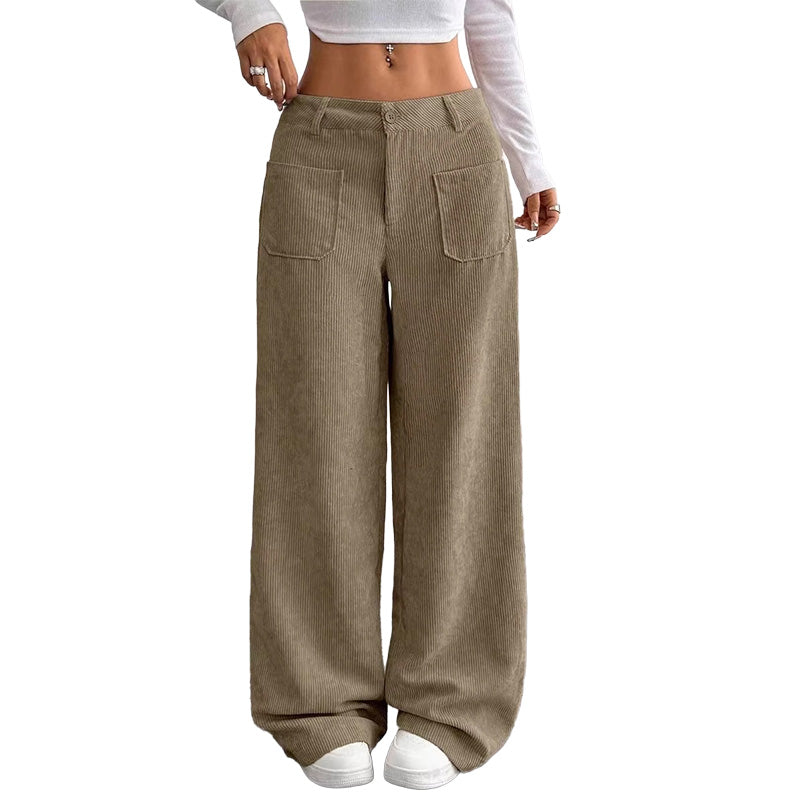 Relaxed Wide-Leg Casual Pants for Women