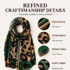 Sienna™ | Elegant Leopard Print Scarf 🧣