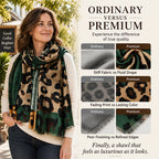Sienna™ | Elegant Leopard Print Scarf 🧣
